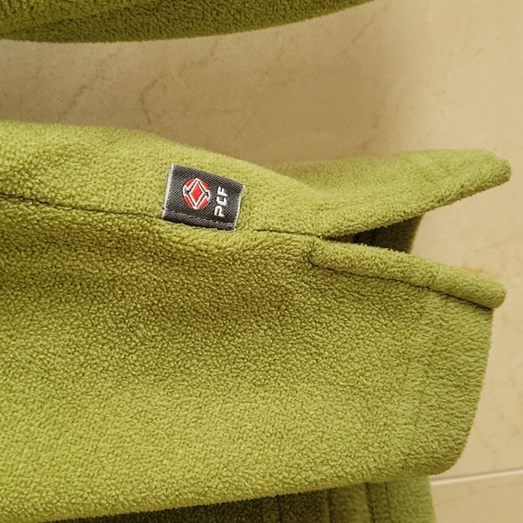 MEN'S PRO CAM-FIS GREEN FLEECE SWEATER SWEATSHIRT SIZE MEDIUM - Picture 2 of 4